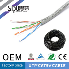 SIPU 4 pair utp cat5e network cables 305m Stranded CAT5 cable pvc flexible cable Jacket 1000ft